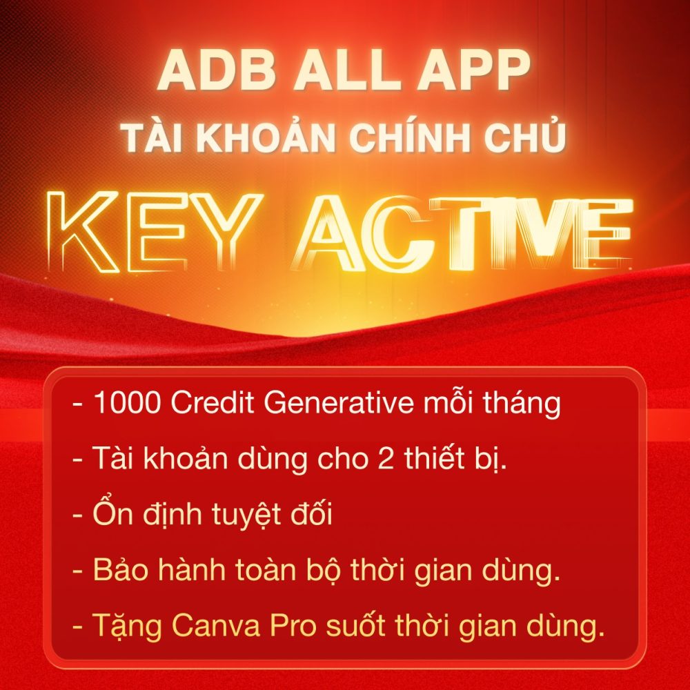 Key kích hoạt Adobe bản quyền giá rẻ