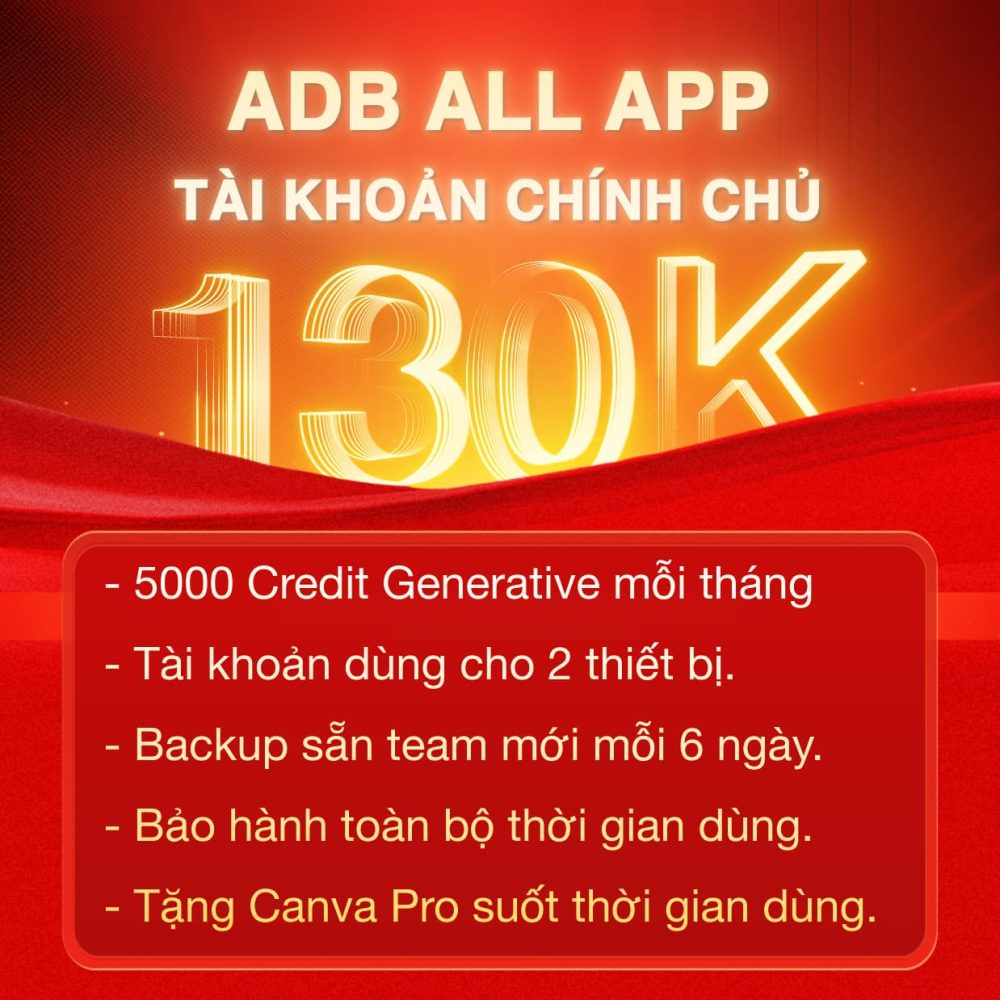 Nâng cấp bản quyền adobe chính chủ giá rẻ