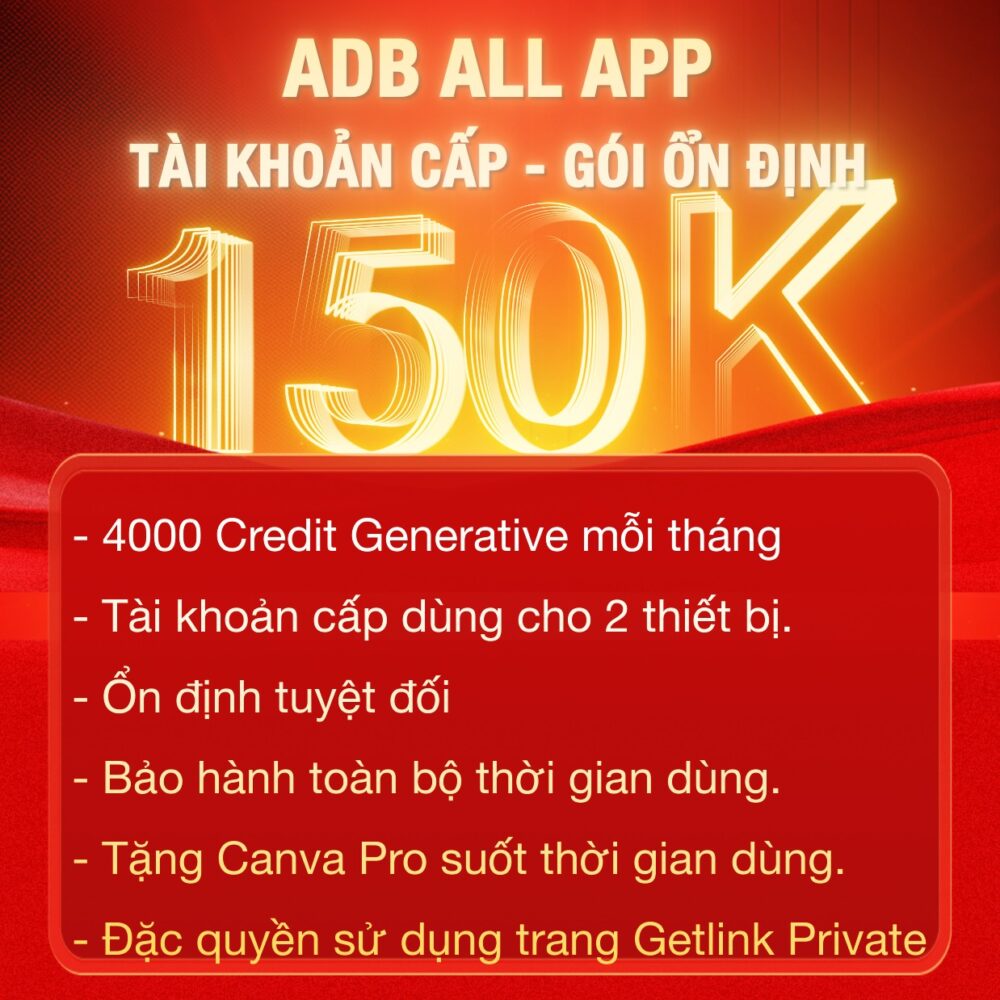 Tài Khoản Bản Quyền Adobe 2 Thiết Bị